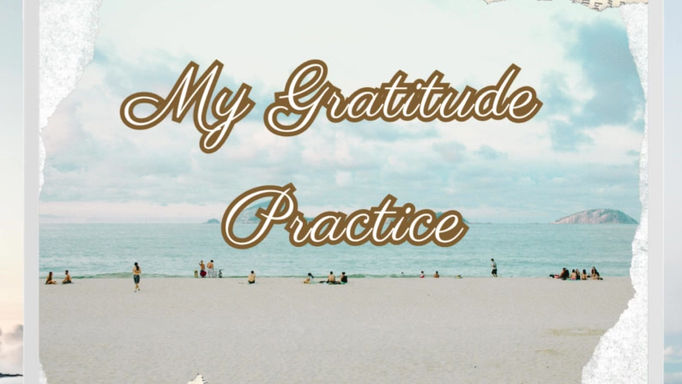 BEACH DAY Gratitude Journal for tablet